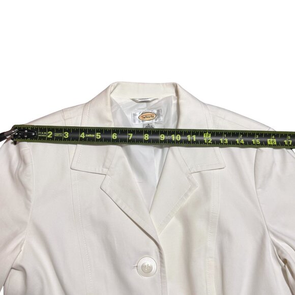 Talbots Ivory Single-Breasted Blazer Size 6 – Worn Once - Picture 15 of 17